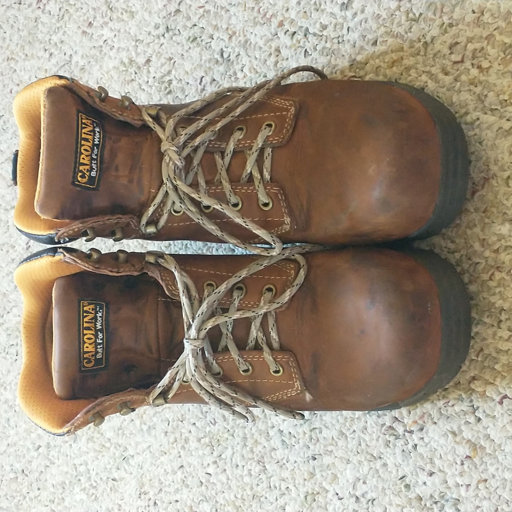Carolina Mens CA5520 Brown 6 inch Waterproof Broad Composite Toe Work Boots S 11